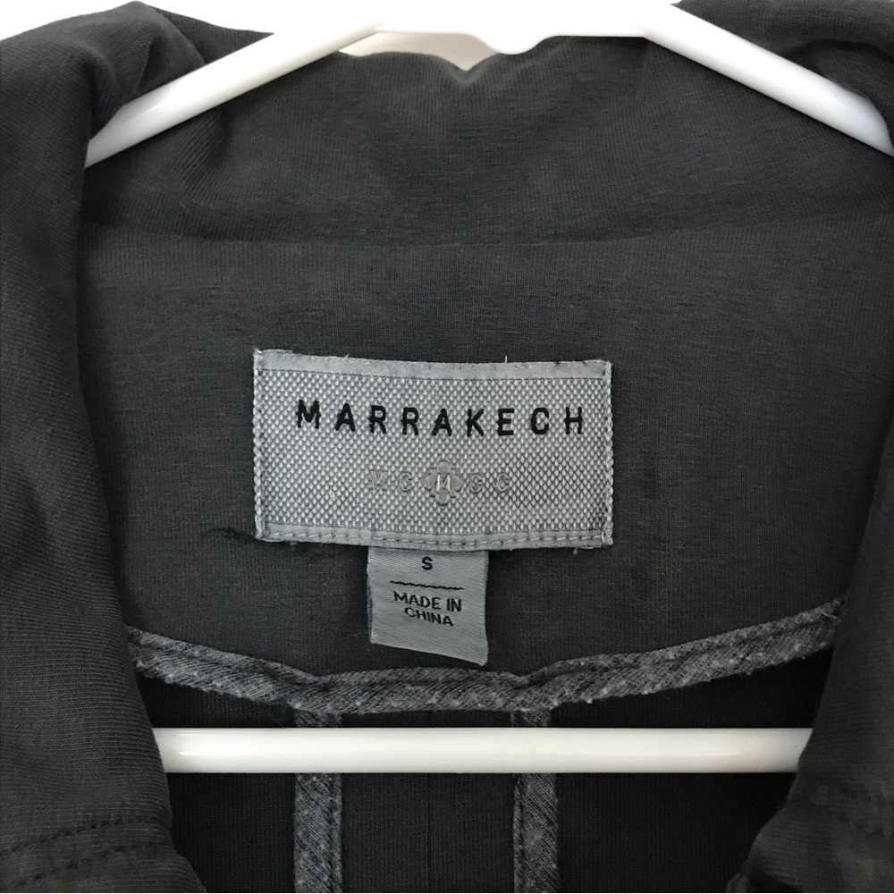 Marrakech Button Up Dark Gray Utility Military St… - image 7